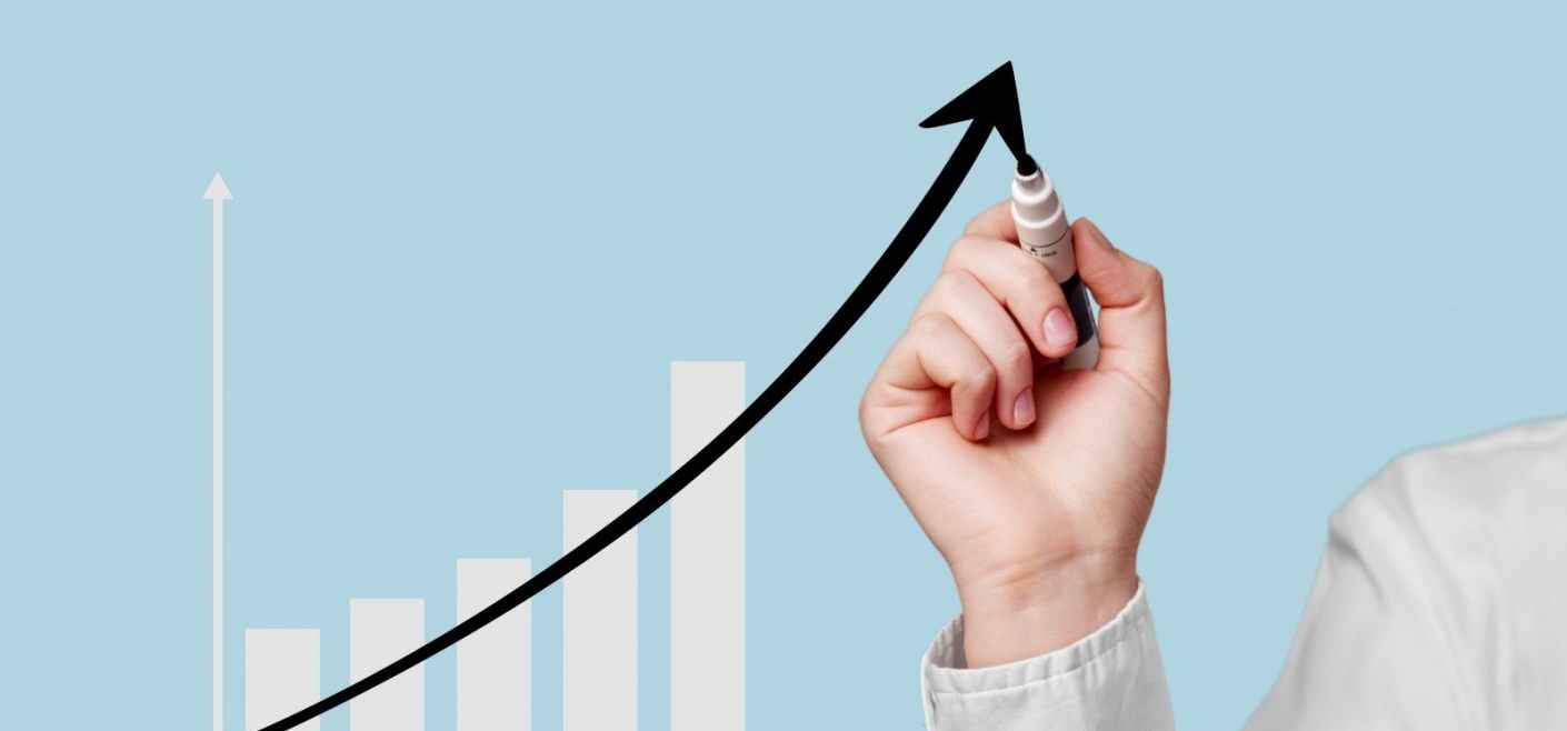 Abstract composition representing inner balance and flexible movement